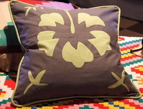 Coussin polynesien