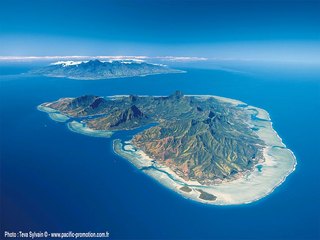 Moorea vue aerienne